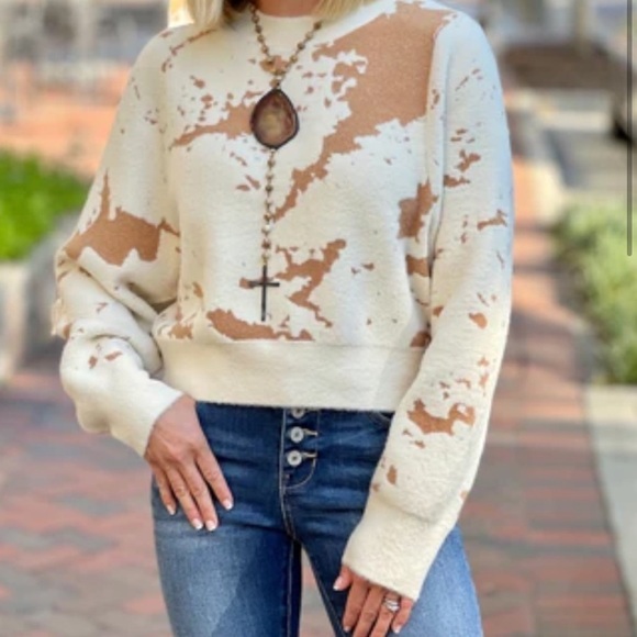 ✨HOST PICK✨ CARRARA SWEATER - KERISMA Angora Country Western Sweater M/L - Picture 4 of 6